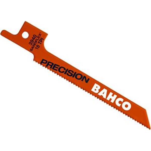 Bahco 3940-100-14-SC-5P - Pily do pilky ocasky délka 100 mm PRECISE METAL na kov, zub 1,8 mm (14TPI) balení 5ks