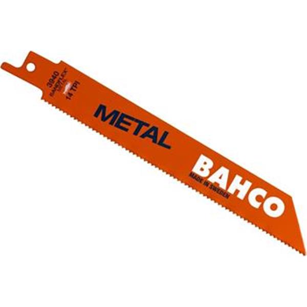 Bahco 3940-150-18-ST-5P - Pily do pilky ocasky délka 150 mm METAL na kov, zub 1,4 mm (18TPI) balení 5ks