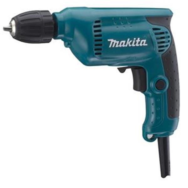 Makita 6413 - Ruční elektrická vrtačka 450W, bez příklepu, 1-rychlost s rychlosklíčidlem