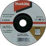 Makita A-80846 - Kotouč brusný pr. 150x6,0x22,2mm, na kov, zrno WA36N-BF, INOX