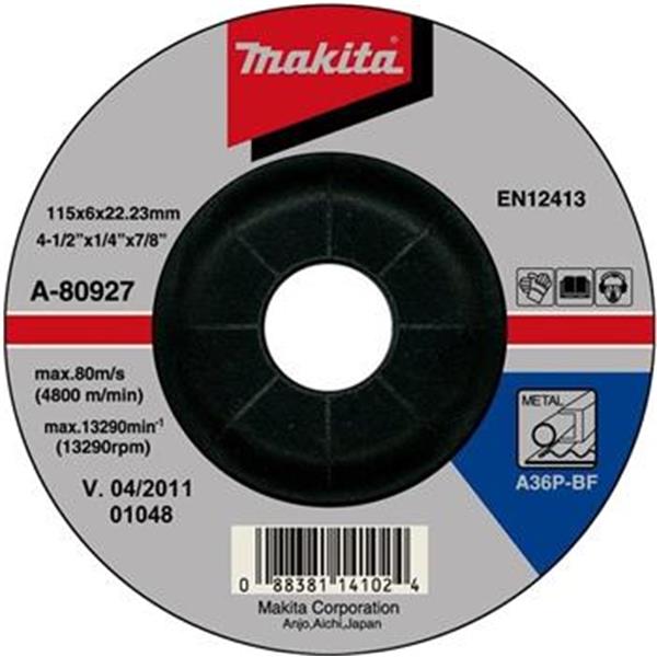 Makita A-80927 - brusný kotouč 115x6x22 ocel