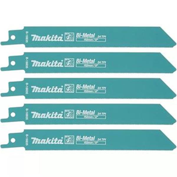 Makita B-16835 - pilový list BiM 150mm 5ks na kov do pily ocasky