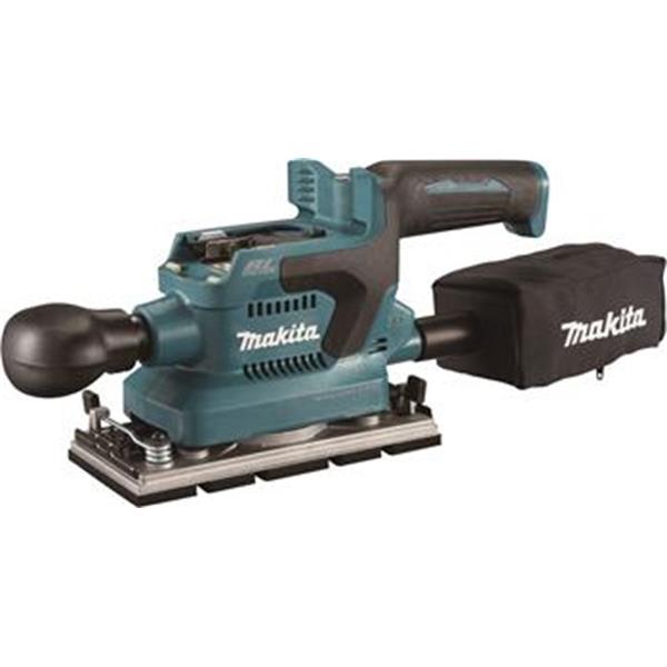 Makita DBO380Z - Akumulátorová vibrační bruska 93 x 185 mm (bateriová) Li-Ion 18V, bez aku "Z"