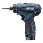 Makita DF030DWE - Akumulátorová vrtačka, šroubovák 10,8V 2x akumulátor 1,3Ah, MA