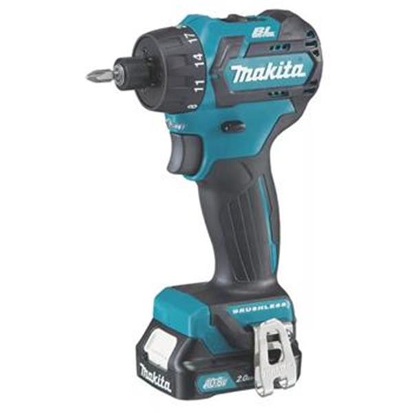 Makita DF032DSAE - Aku bezuhlíkový šroubovák Li-ion CXT 10,8/12V/2,0Ah