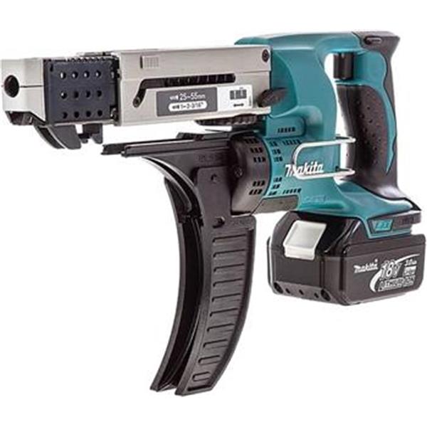 Makita DFR550RFE - Aku šroubovák se zásobníkem 25-55mm,Li-ion LXT 18V/3,0Ah