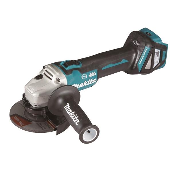 Makita DGA513Z - Akumulátorová úhlová bruska pr. 125mm, Li-Ion 18V, s regulací otáček, XPT, bez aku "Z"