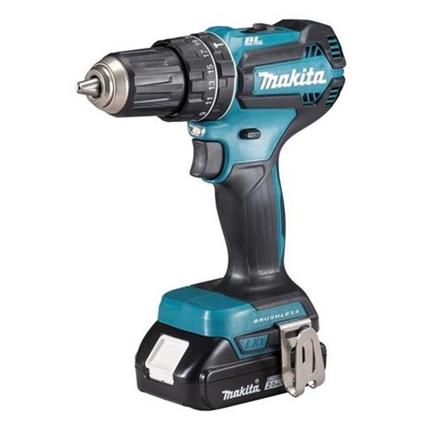 Makita DHP485RAJ - Akumulátorový příklepový bezuhlíkový šroubovák Li-ion 18V 2,0 Ah,systainer