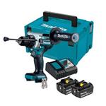 Makita DHP486RTJ - Aku bezuhlíkový příklepový šroubovák Li-ion LXT 18V 5,0 Ah,Makpac