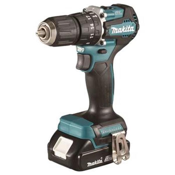 Makita DHP487RAJ - Aku bezuhlíkový příklepový šroubovák Li-ion LXT 18V 2,0 Ah,Makpac