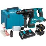 Makita DHR281PT2J - Aku kladivo s výměnným sklíčidlem Li-ion LXT 2x18V/5,0Ah,Makpac