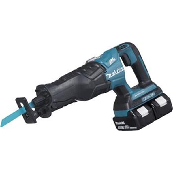 Makita DJR360PT2 - Akumulátorová pila ocaska, Li-Ion 2x18V, 5,0 Ah