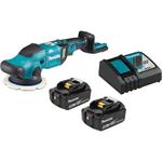 Makita DPO600RTE - Akumulátorová leštička pr. 150 mm, na Li-ion LXT 18V/5,0Ah