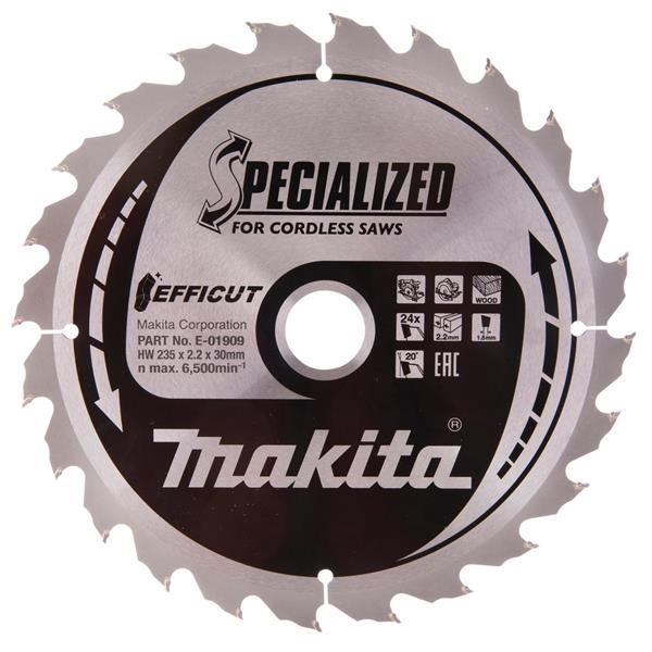 Makita E-01909 - TCT pilový kotouč Efficut 230 x 2,2 x 30mm 24T