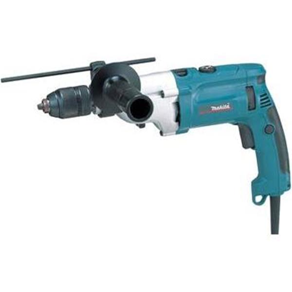 Makita HP2071J - Vrtačka s příklepem 1010W, 2-rychlosti, rychlosklíčidlo do 13mm v systaineru