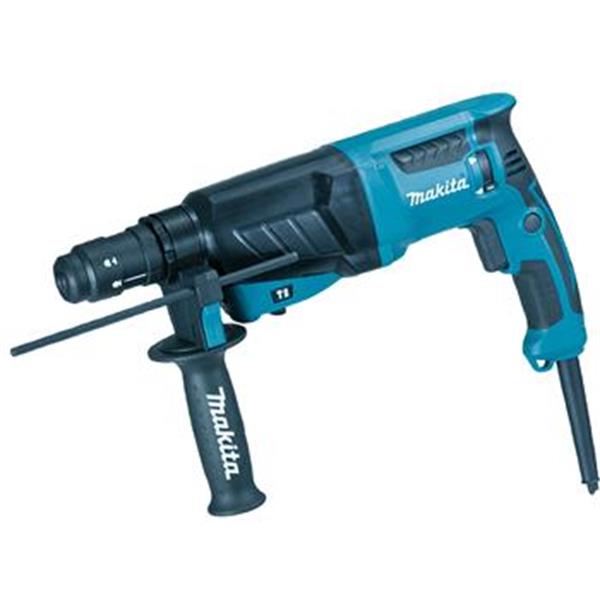 Makita HR2630T - Kombinované vrtací, sekací SDS plus kladivo do pr. 26 mm, 800W, 2,4J, výměnné sklíčidlo