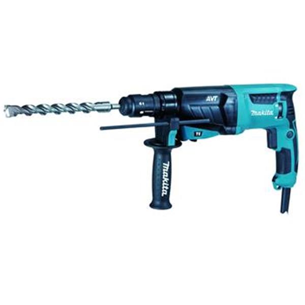 Makita HR2631F - Kombinované vrtací a sekací kladivo s AVT, příkon 800W, 2,4J, 3,4 kg