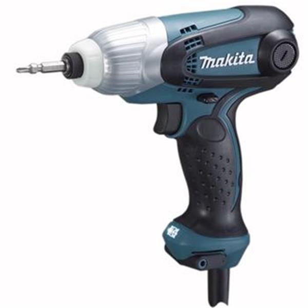 Makita TD0101F - Rázový utahovák 1/4" šestihran Bit, moment 100 Nm