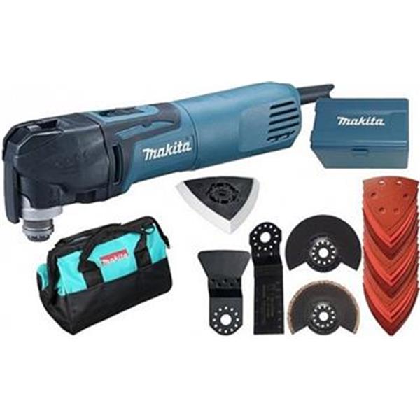 Makita TM3010CX13 - Oscilační bruska Multi Tool s příslušenstvím 320W, v tašce s příslušenstvím