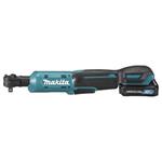 Makita WR100DSA - Aku ráčnový úhlový utahovák 3/8" i 1/4"Li-ion CXT 12V/2,0 Ah