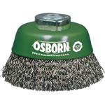 Osborn 0002613362 - Kartáč drátěný hrncový pr. 75 mm, závit M14, zvlněný NEREZový drát 0,3 mm, Superior