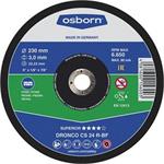 Osborn (Dronco) 1238015100 - Kotouč řezný pr. 230x3,0x22,2mm, na kámen, zrno CS 24 R, Superior - vypouklý