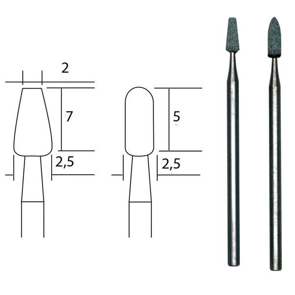 Proxxon 28270 - Stopkové brousky SiC - 2ks