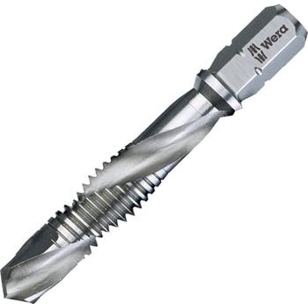 Wera 05104643001 - Závitník maticový M 6 s vrtákem pr. 5,0 mm, uchycení BIT 1/4" Rychlořezná ocel (HSS)